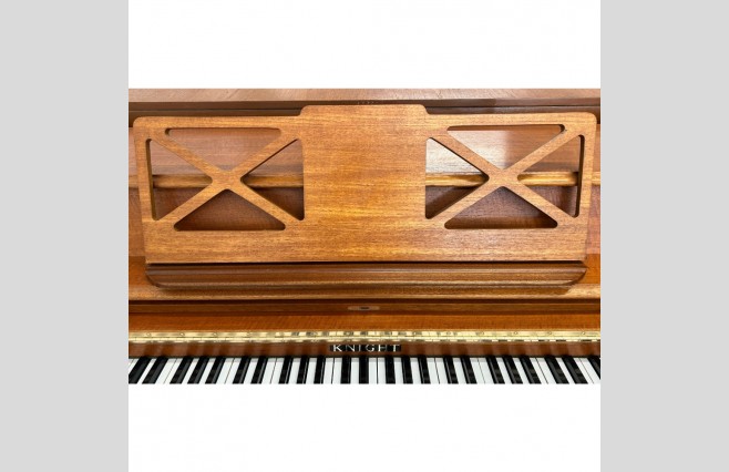 Knight Satin Teak K15 Upright Piano, Used - All Inclusive Premium Package (SN:51813) - Image 5